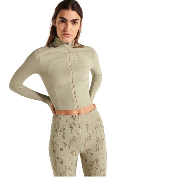 Sweaty Betty Tops - Sweaty Betty crop zip pullover women size XL